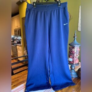 EUC Nike Fit Dry Navy Track Pants